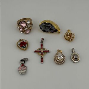 Elegant Gold and Silver Jewelry Set